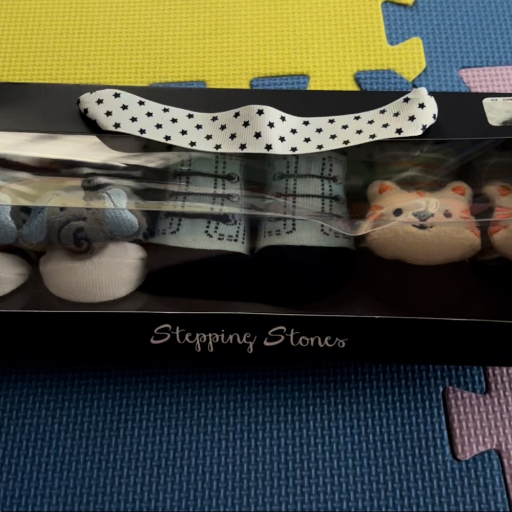 3 pack baby animal sock set